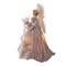Kurt Adler 16-Inch Fiber Optic White, Silver, and Gray Angel Tree Topper